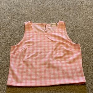 Pink checked Altard state tank